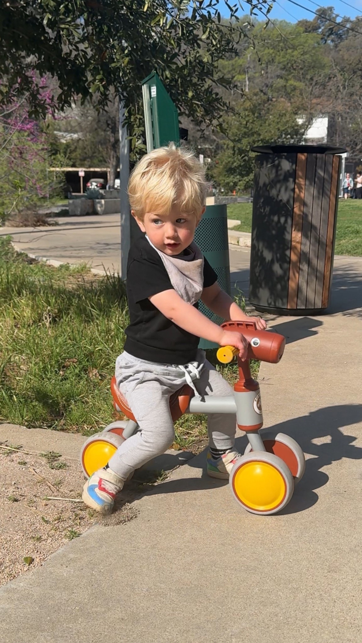 This balance bike is perfect for tall toddlers! My son is 21 months and is too tall for most balance bikes designed for his age. This one from Amazon sits up higher and works so much better for him. #toddlertoys #balancebike

#LTKKids #LTKFamily