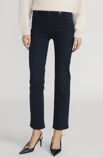 Le Sleek High Waist Ankle Straight Leg Jeans | Nordstrom