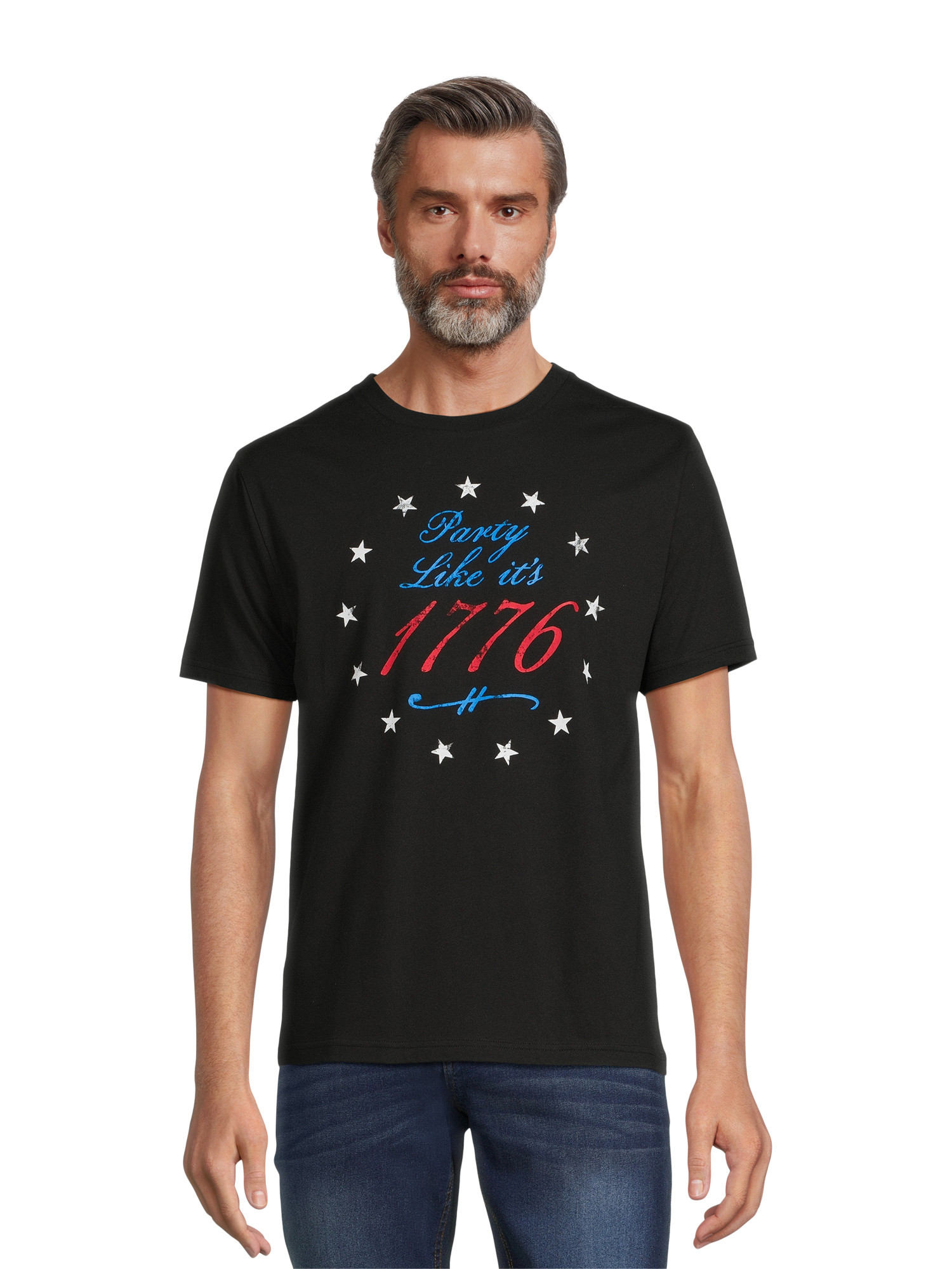 4th of July Save the Date Men’s Tee by Way to Celebrate, Sizes S-3XL | Walmart (US)
