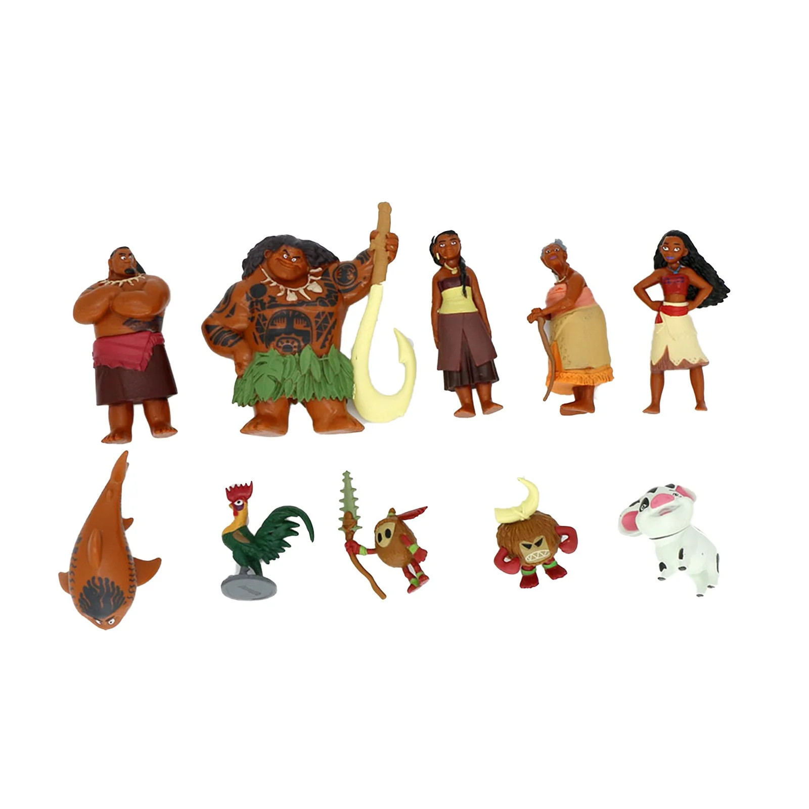 SEAYI 10 PCS Moana Doll, Moana Toys, Fashion Doll Set With 10 Dolls Princess Moana Dolls And Frie... | Walmart (US)