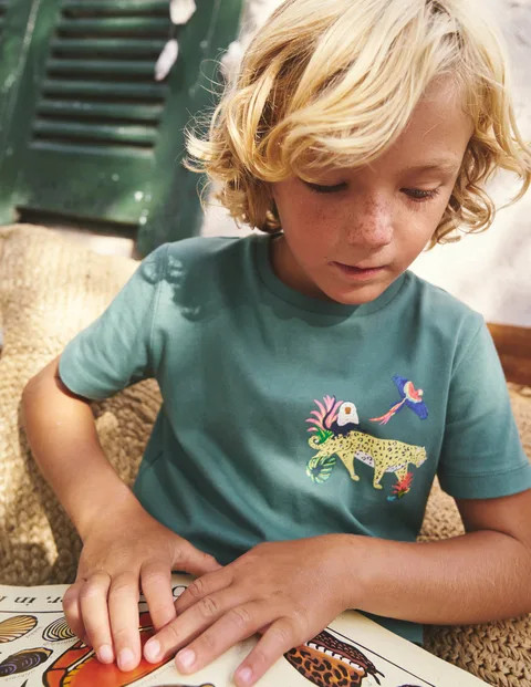 Front & Back Printed T-shirt | Boden (US)