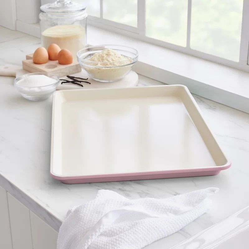 GreenLife Bakeware Healthy Ceramic Nonstick, 18" X 12" Half Cookie Sheet Baking Pan, PFAS-Free | Wayfair North America