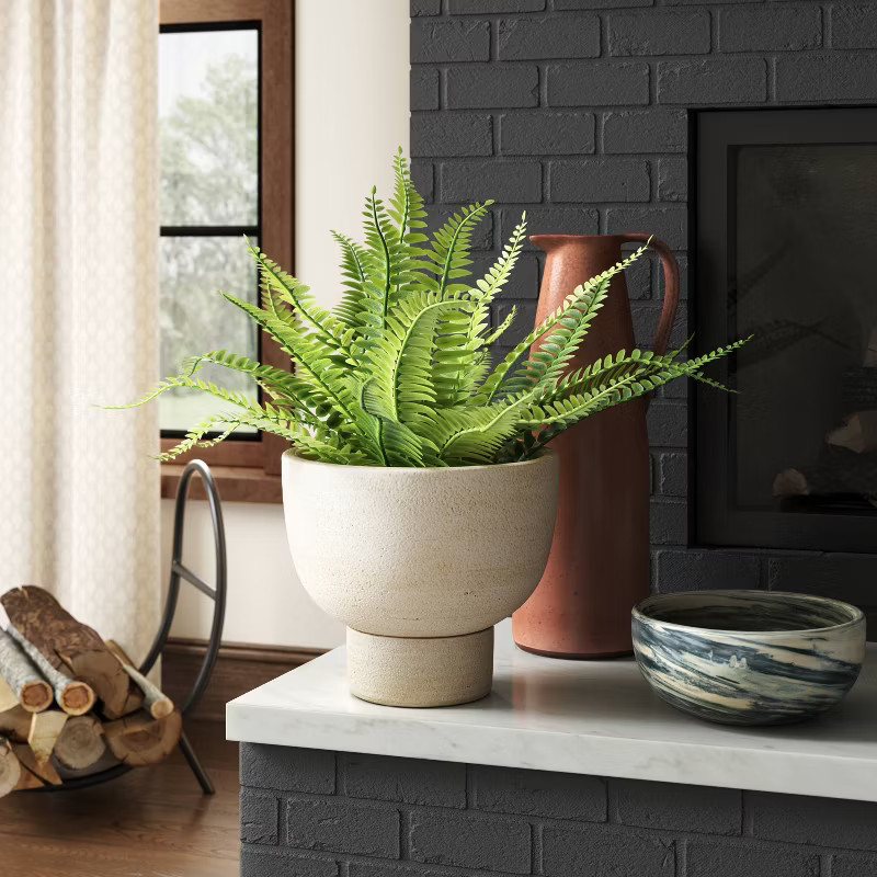 Large Ceramic Modern Textured Planter - Threshold™ | Target