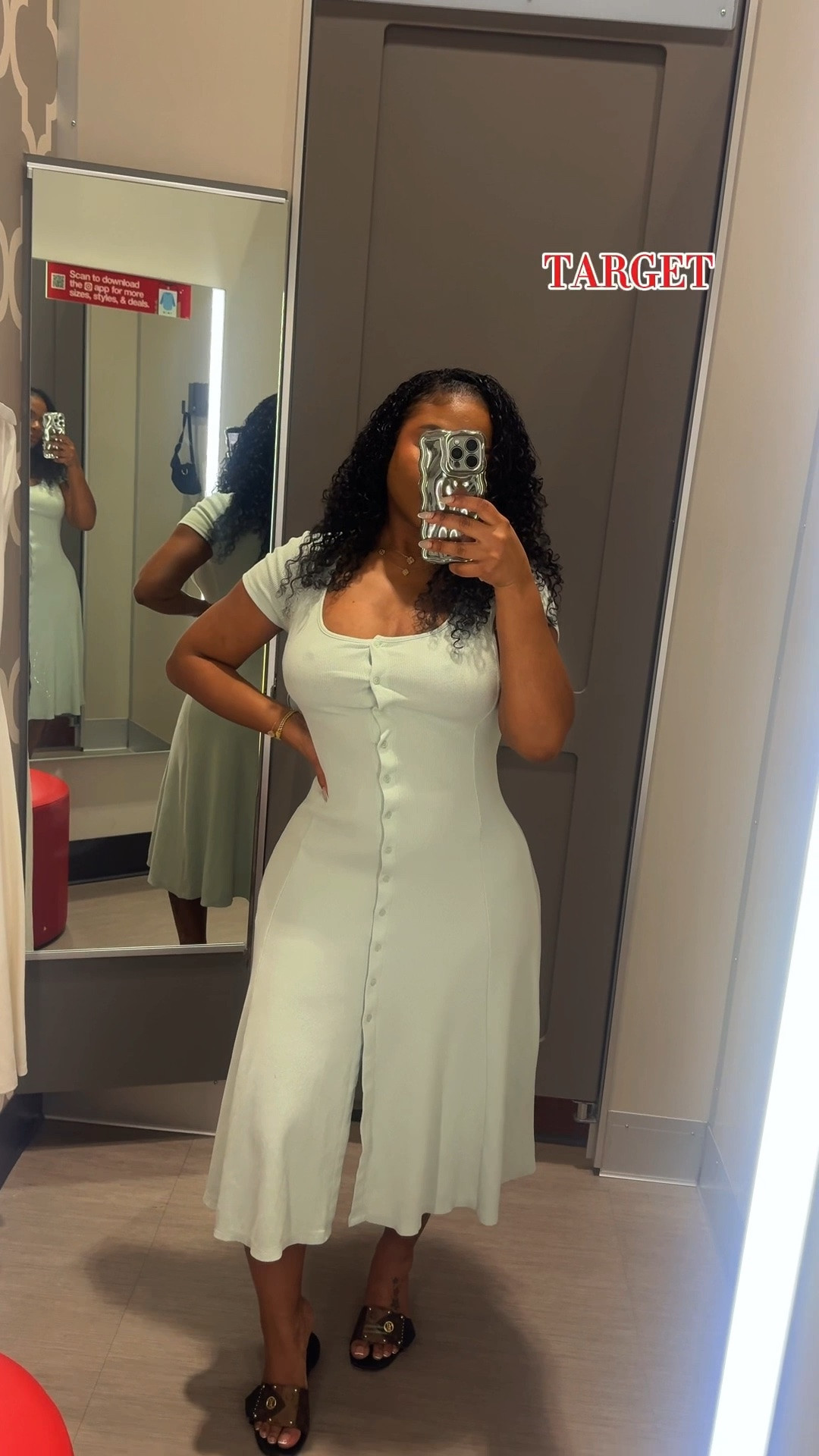 Target outfit find 💚☀️

Universal Thread™ Women’s Short Sleeve Ribbed Button-Front Midi Sundress in Green — the perfect throw on & go dress for summer. Easy to dress up with wedges or keep casual with sneakers ✨

Runs a little big, so I recommend sizing down for a more fitted look. Wearing size XS. Will pin details on my LTK 🛍️

summer dresses
business casual workwear
outfits
memorial day outfit
postpartum outfits
plus size fashion
travel outfits summer outfits

#LTKU #LTKgrwm #LTKootd