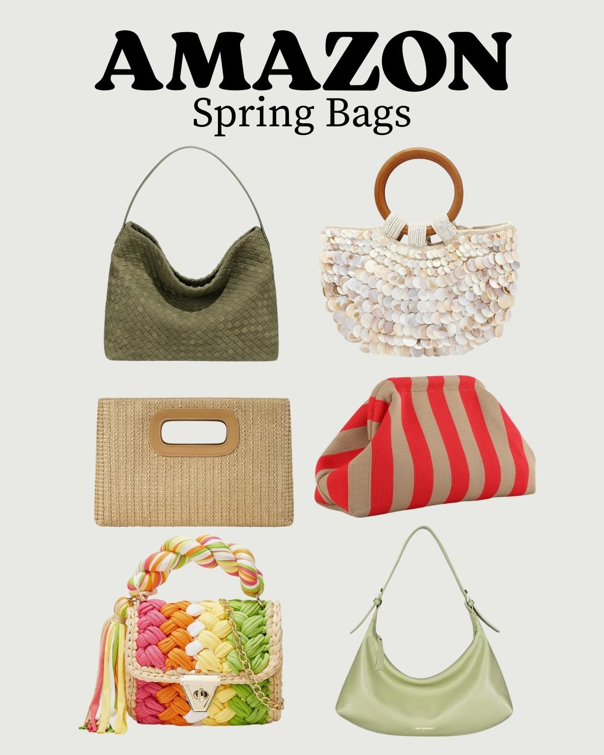 Ready for a new season? Here are some gorgeous handbags for the spring season from Amazon 

#LTKgrwm #LTKootd #LTKFestival
