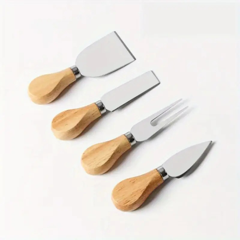 Stainless Steel Cheese Knife Cheese Wooden Handle Cream - Temu | Temu Affiliate Program