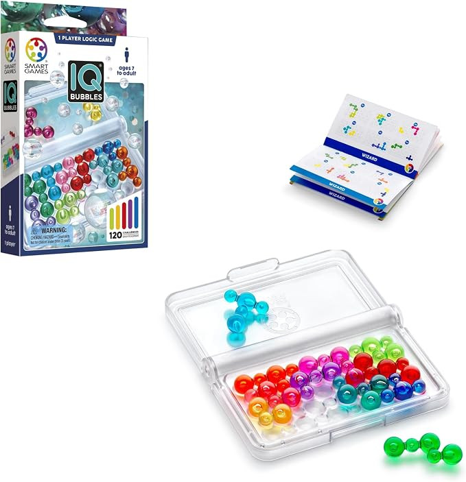 SmartGames IQ Bubbles | Boost Logic and Problem Solving Skills | 120 Challenges from Easy to Expe... | Amazon (US)