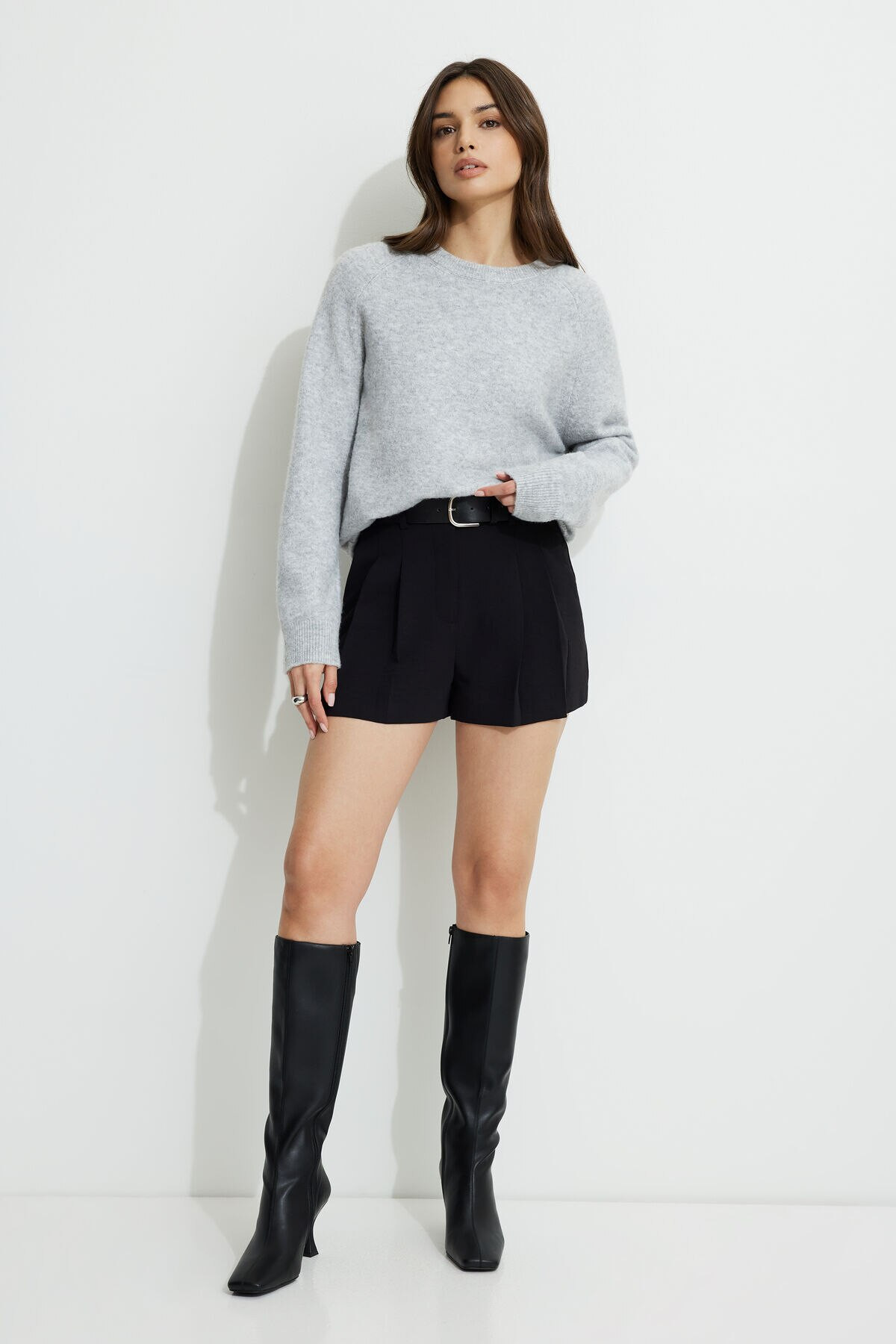 Raglan Crewneck Sweater | Dynamite Clothing