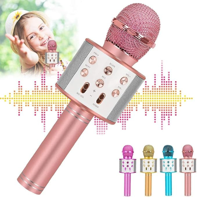 Kids Karaoke Microphone for Girl Gifts: Top 2025 Girl Toys for 3 4 5 6 7 8 9 10 Year Old Girl Chr... | Amazon (US)