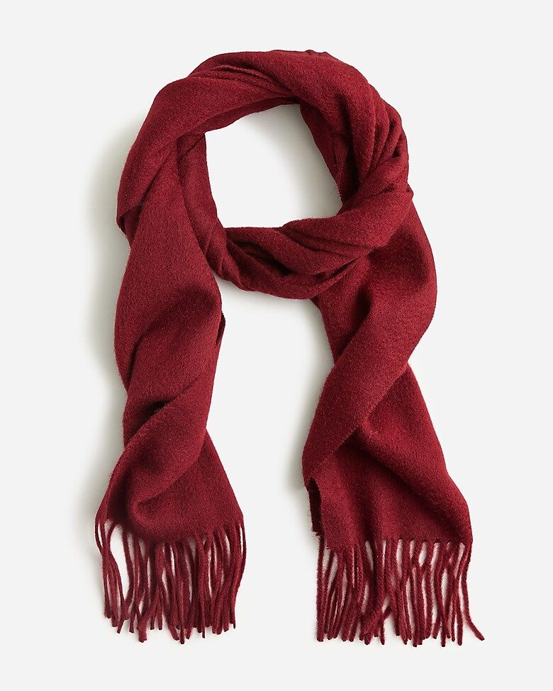Solid cashmere scarf | J.Crew US