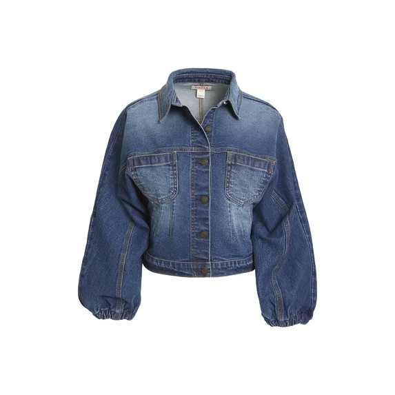 Sofia Vergara Women's Darted Denim Waist Jacket, Sizes XS-XXL | Walmart (US)