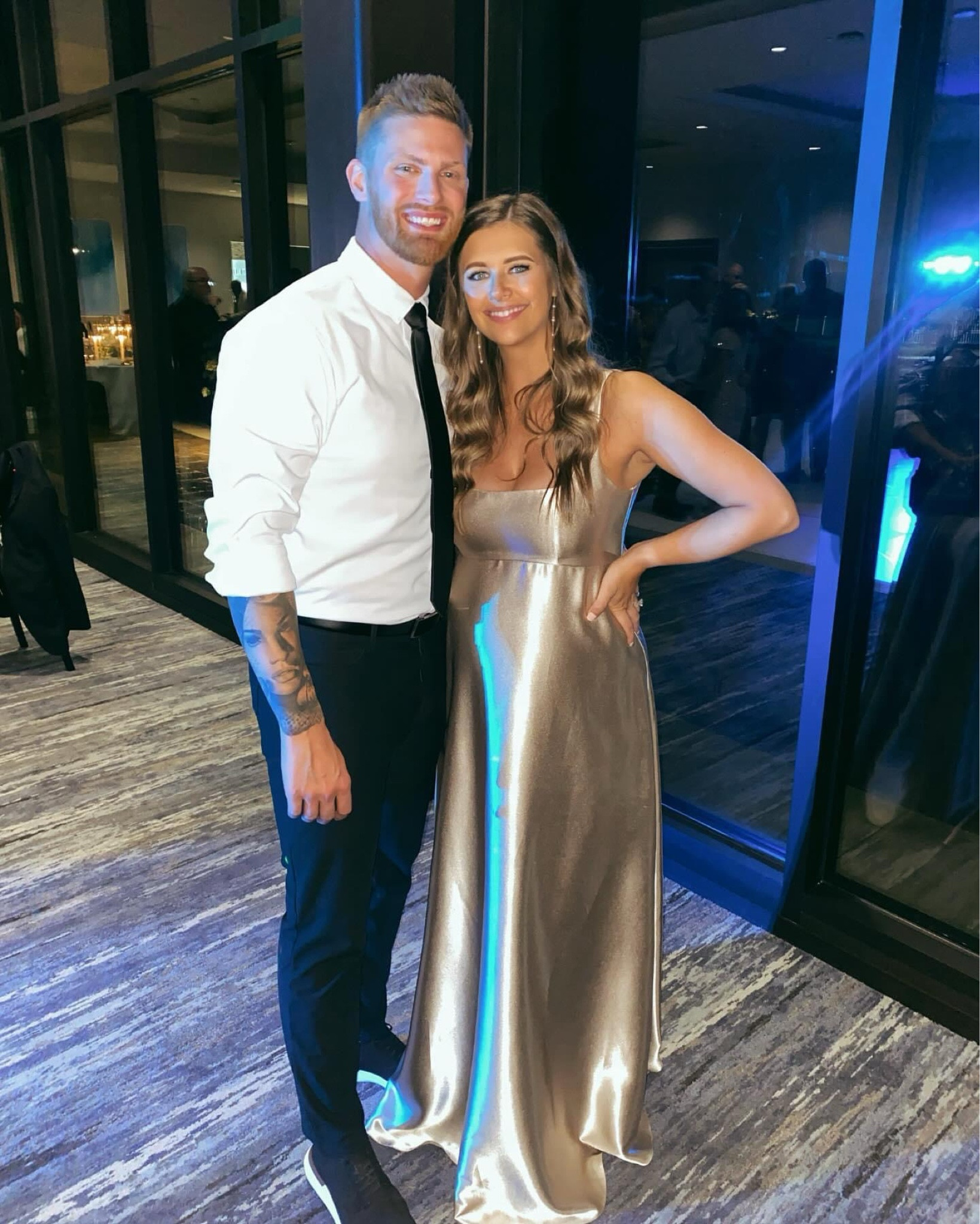 Jenny Yoo bridesmaids maternity dress! 31 weeks pregnant. Dress takes about 5 months to come in but was absolutely beautiful! 

#LTKbaby #LTKbeauty #LTKwedding