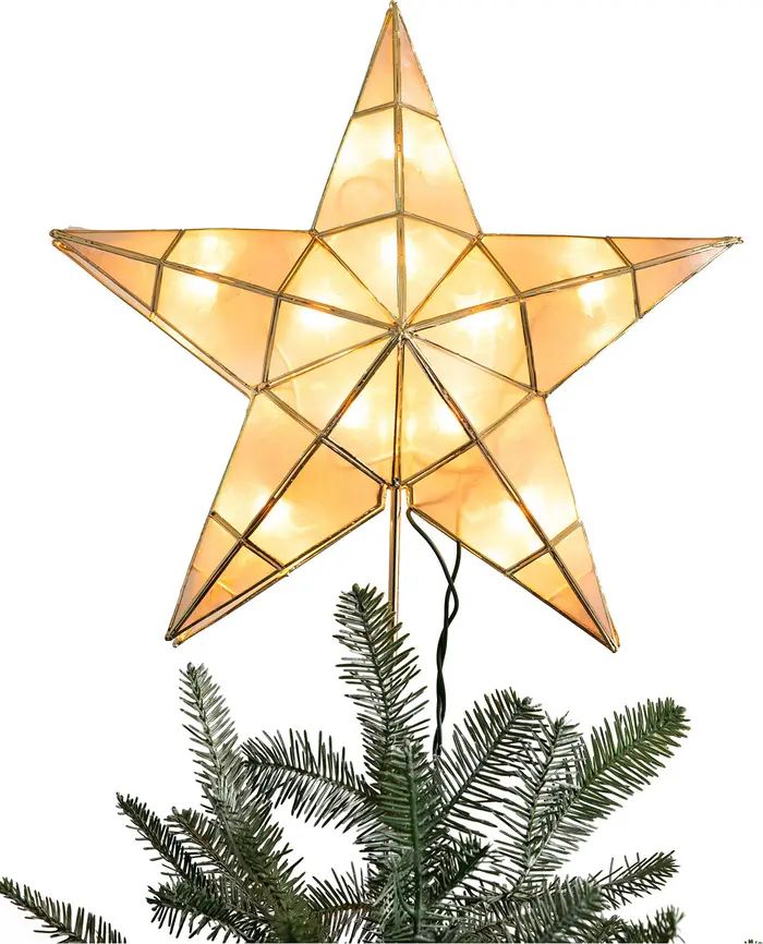 Capiz Star Light Tree Topper | Nordstrom