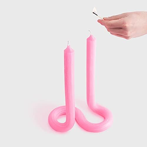 Amazon.com: Twist Candle, Pink : Home & Kitchen | Amazon (US)