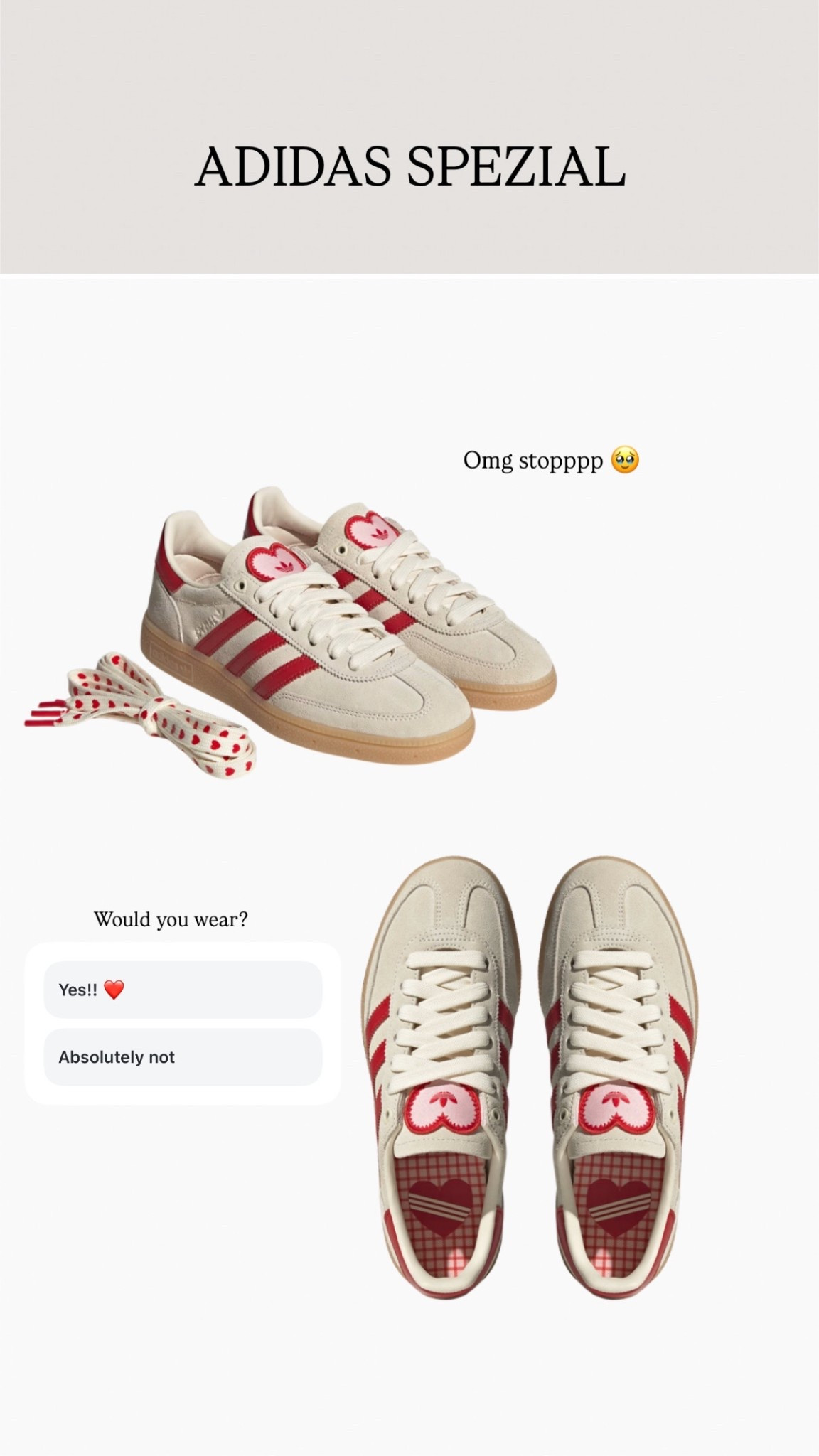 New adidas special ❤️👟

#LTKuk #LTKeurope #LTKstyletip