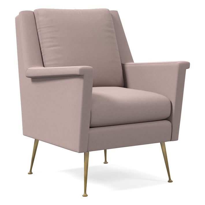 Carlo Mid-Century Chair - Metal Legs | West Elm (US)