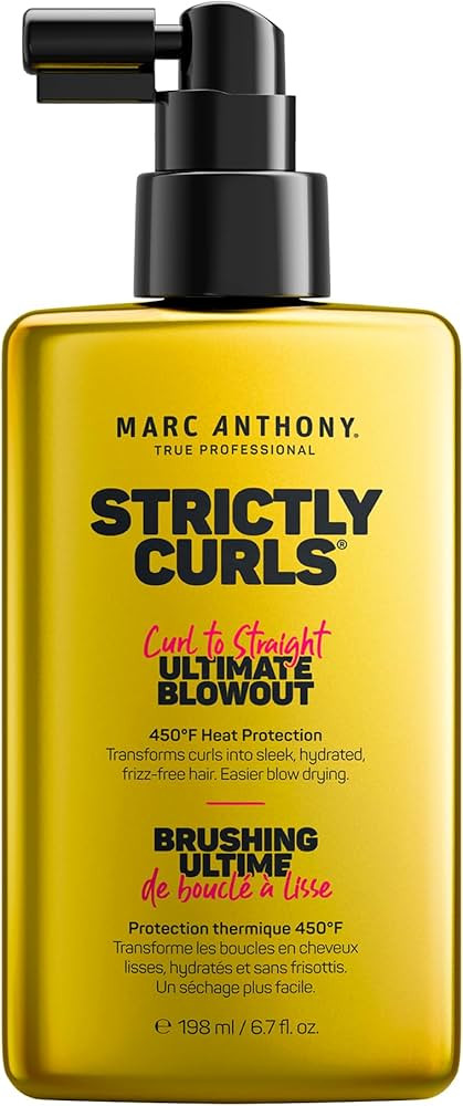 Marc Anthony Strictly Curls Ultimate Blowout Hair Spray for Curly & Coily Hair - Lightweight Anti... | Amazon (US)
