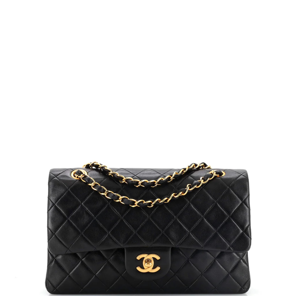 Vintage Classic Double Flap Bag Quilted Lambskin Medium | Rebag