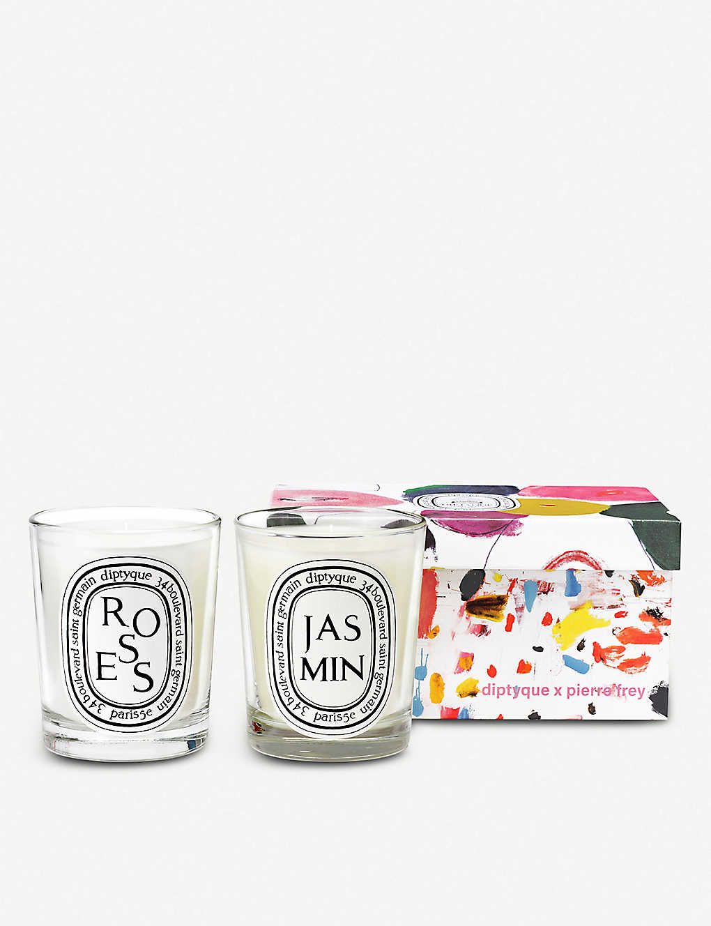 DIPTYQUE
			
			
				Rose and Jasmine scented candle set of two
			
		


		
	
		
		
			
							
	... | Selfridges