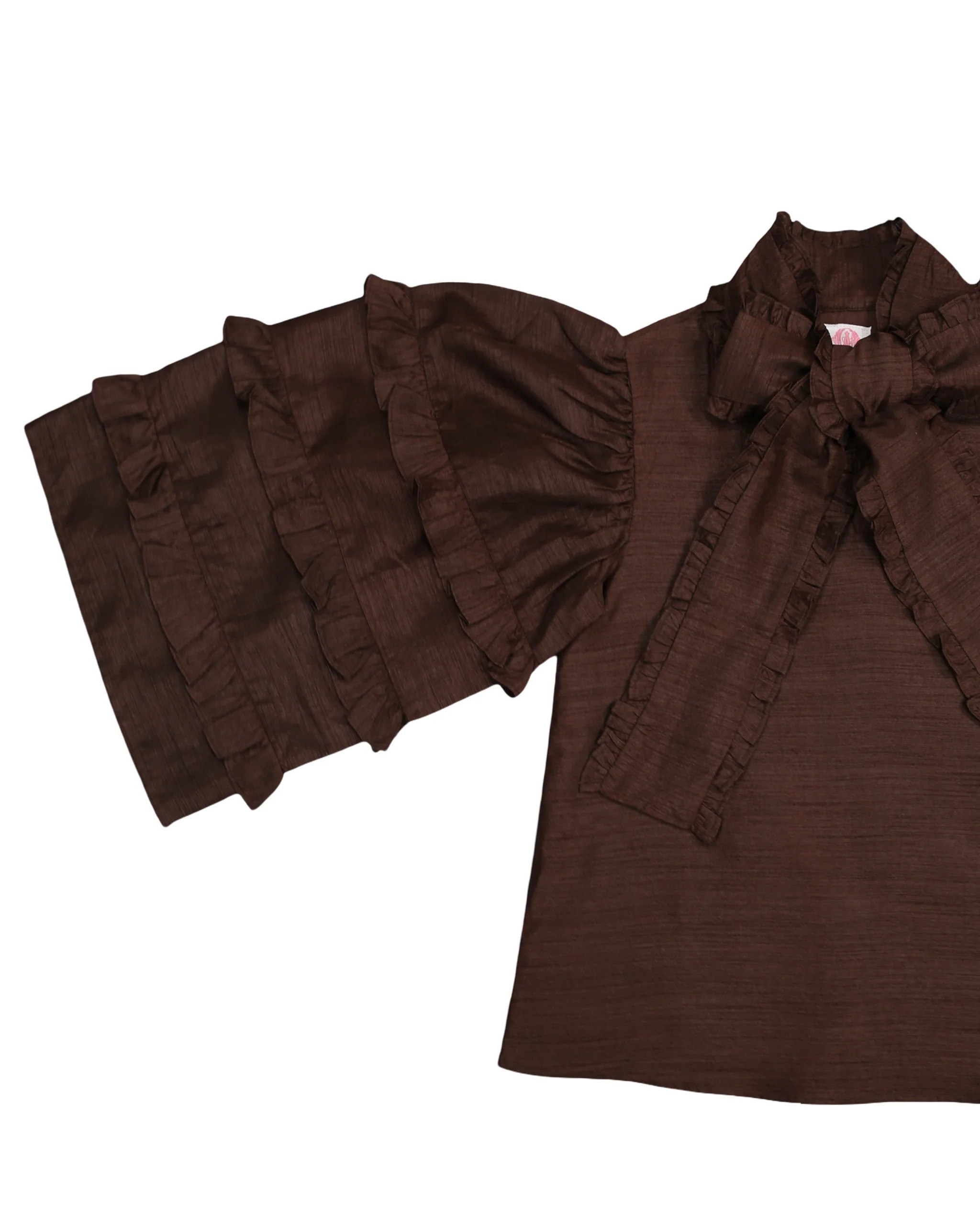 Josephine Top in chocolate | Elizabeth Wilson Designs