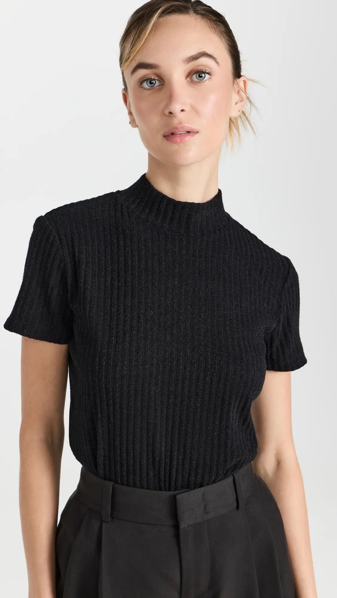 Vince Mock Neck Top | Shopbop | Shopbop