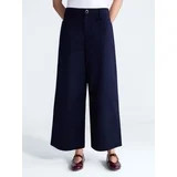 Free Assembly Women's High Rise Cropped Wide Leg Trousers with Patch Pockets, 24" Inseam, Sizes 0... | Walmart (US)