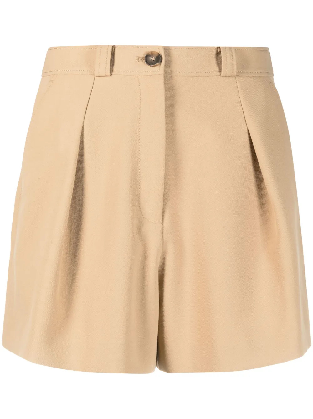 high-waist thigh-length shorts | Farfetch Global