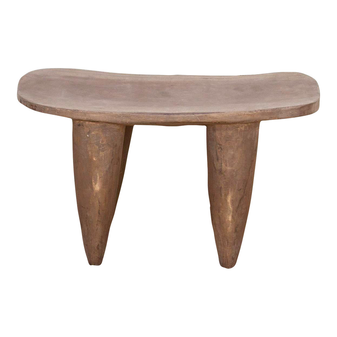 Oxidized Brown African Senufo Stool - de-cor | One Kings Lane