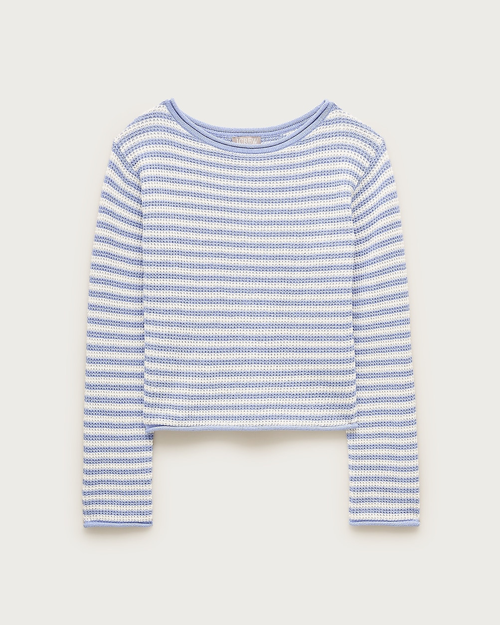 Boatneck sweater in stripe | J. Crew US