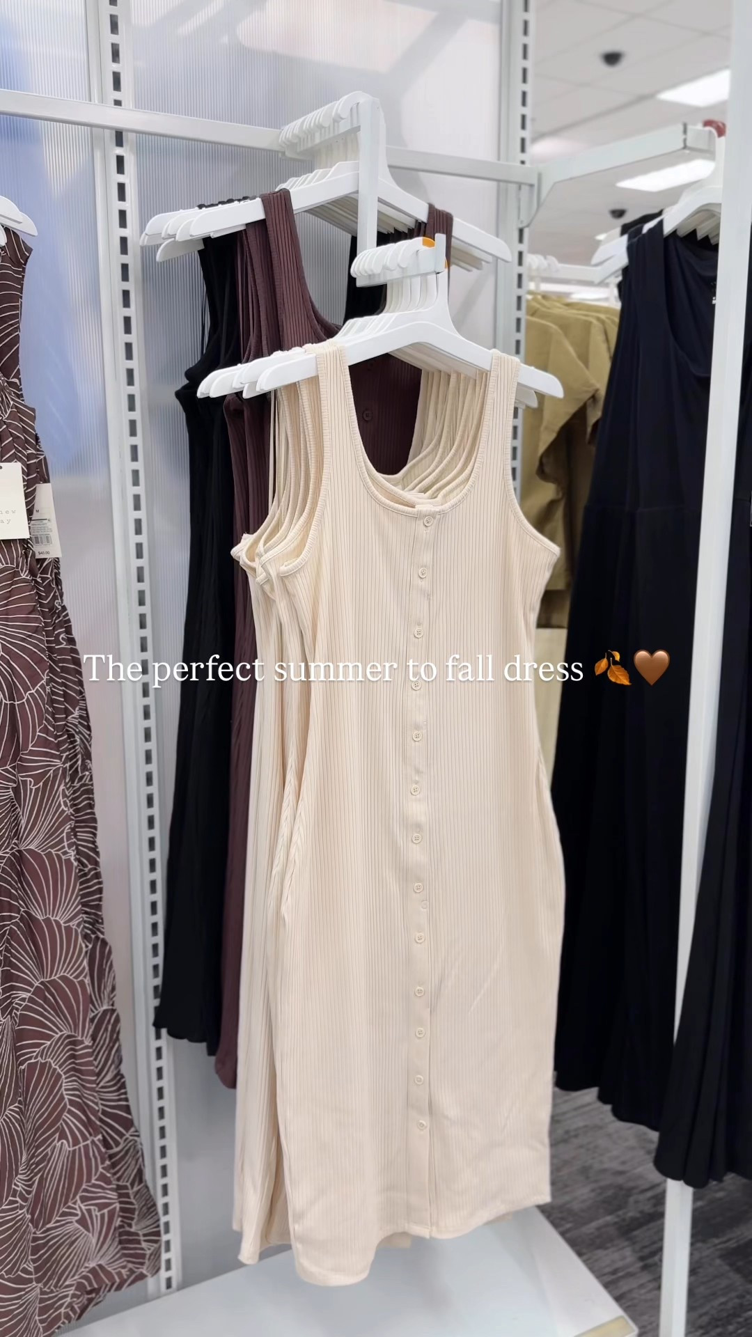 New summer to fall ribbed dresses at Target 🍂🤎

#LTKFindsUnder100 #LTKStyleTip #LTKFindsUnder50
