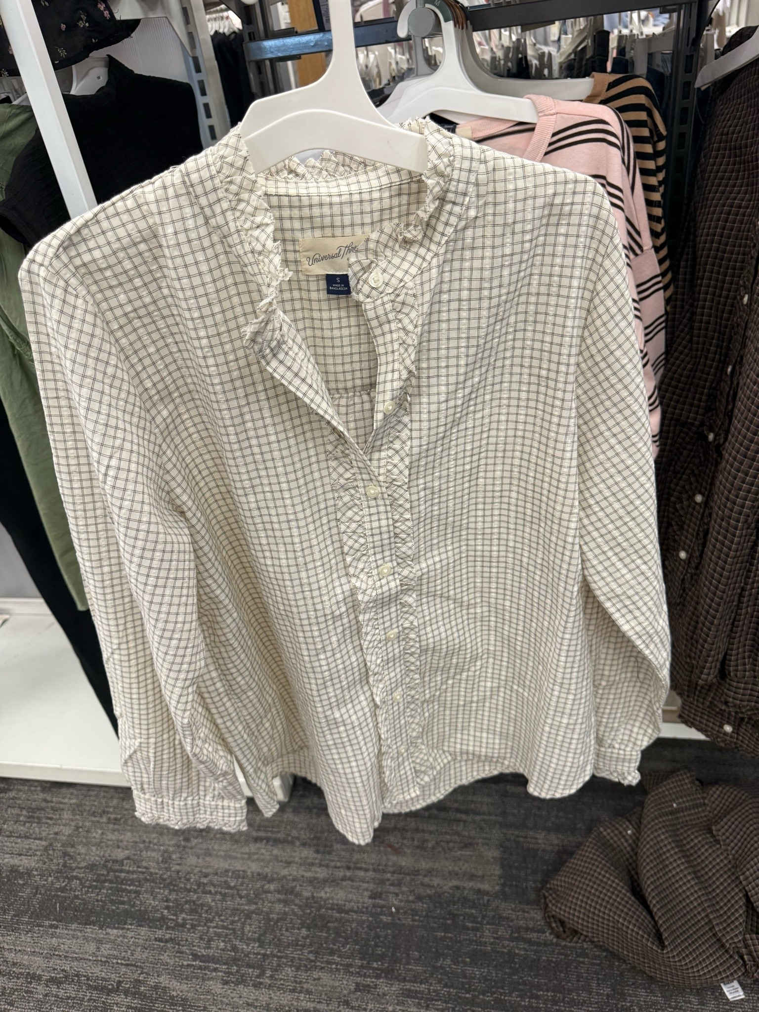 Love this ruffle sleeve button down from Target

#LTKgrwm #LTKootd #LTKOver40