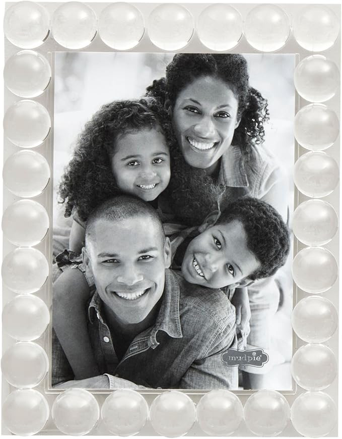Mud Pie 5X7 Beaded Acrylic Frame; 8" X 6" | Amazon (US)