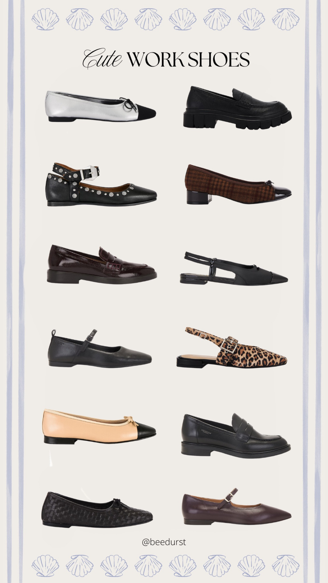 Cute work shoes from revolve! Work shoes, office shoes, workwear shoes, cute work shoes, cute office shoes, work flats, office flats, work loafers, office loafers, loafers, ballet flats, Mary Jane flats, mules, office mules, work mules, ankle strap flats, embellished flats, black work flats, brown work flats, beige work flats, leopard print work flats, brown loafers, black loafers, metallic work flats 

#LTKShoeCrush #LTKWorkwear #LTKSeasonal