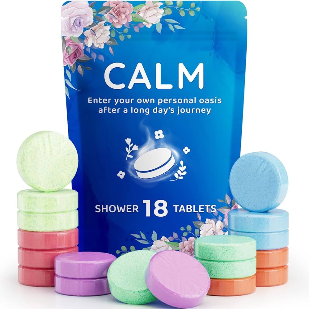 18-Pack Shower Steamers-Shower Bath Bombs with Individually Wrapped-Variety Shower Tablets-Mother... | Amazon (US)
