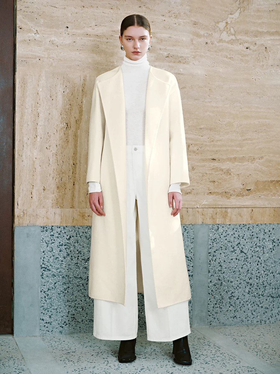 Drop Shoulder Sleeve Long Coats | Urban Revivo