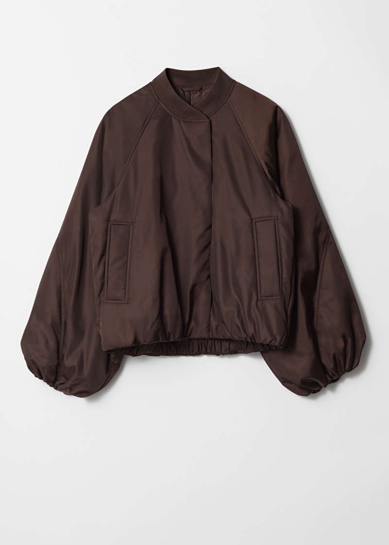 Voluminous-Sleeve Bomber Jacket | & Other Stories US