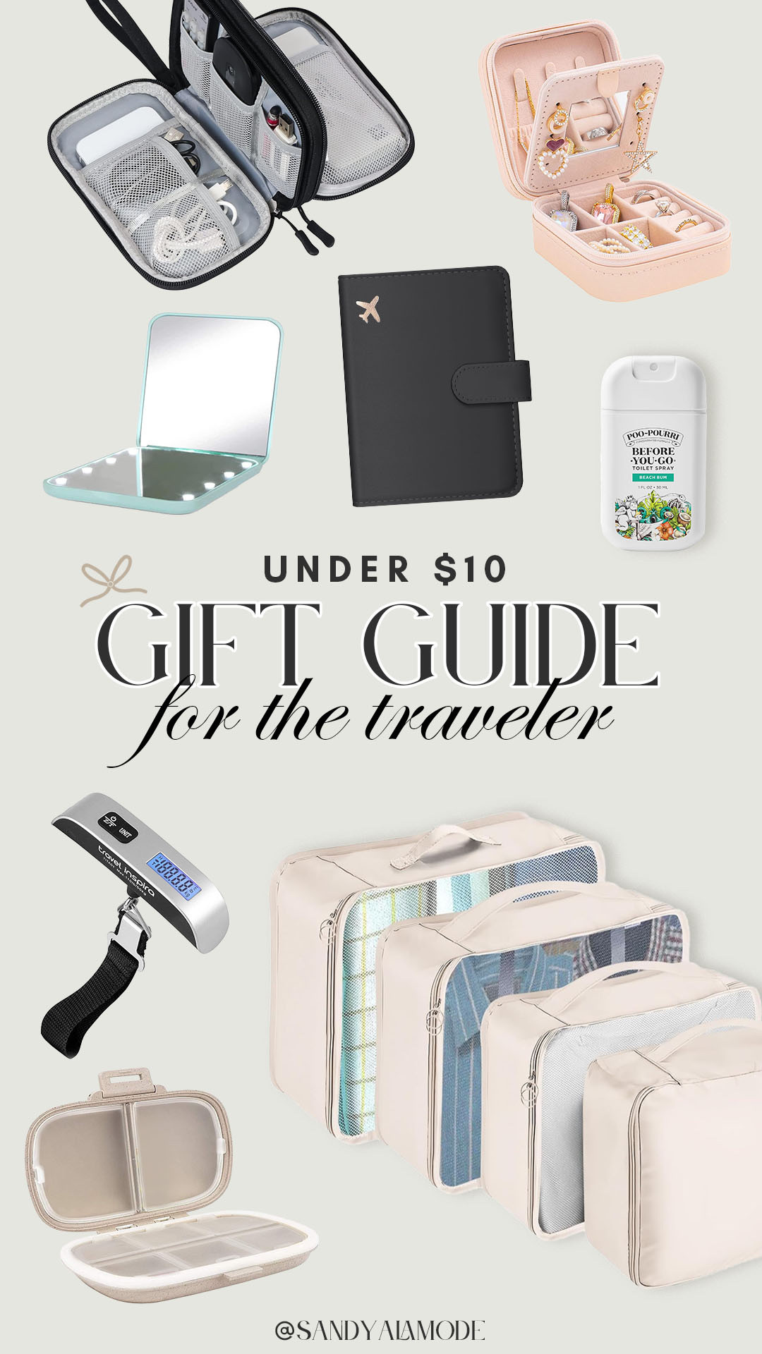 Gift guide for the traveler under $10 // stocking stuffers 

#LTKGiftGuide