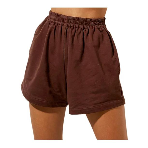 Listenwind Women Sweat Shorts High Waist Wide Leg Sports Workout Shorts Lounge Pants | Walmart (US)