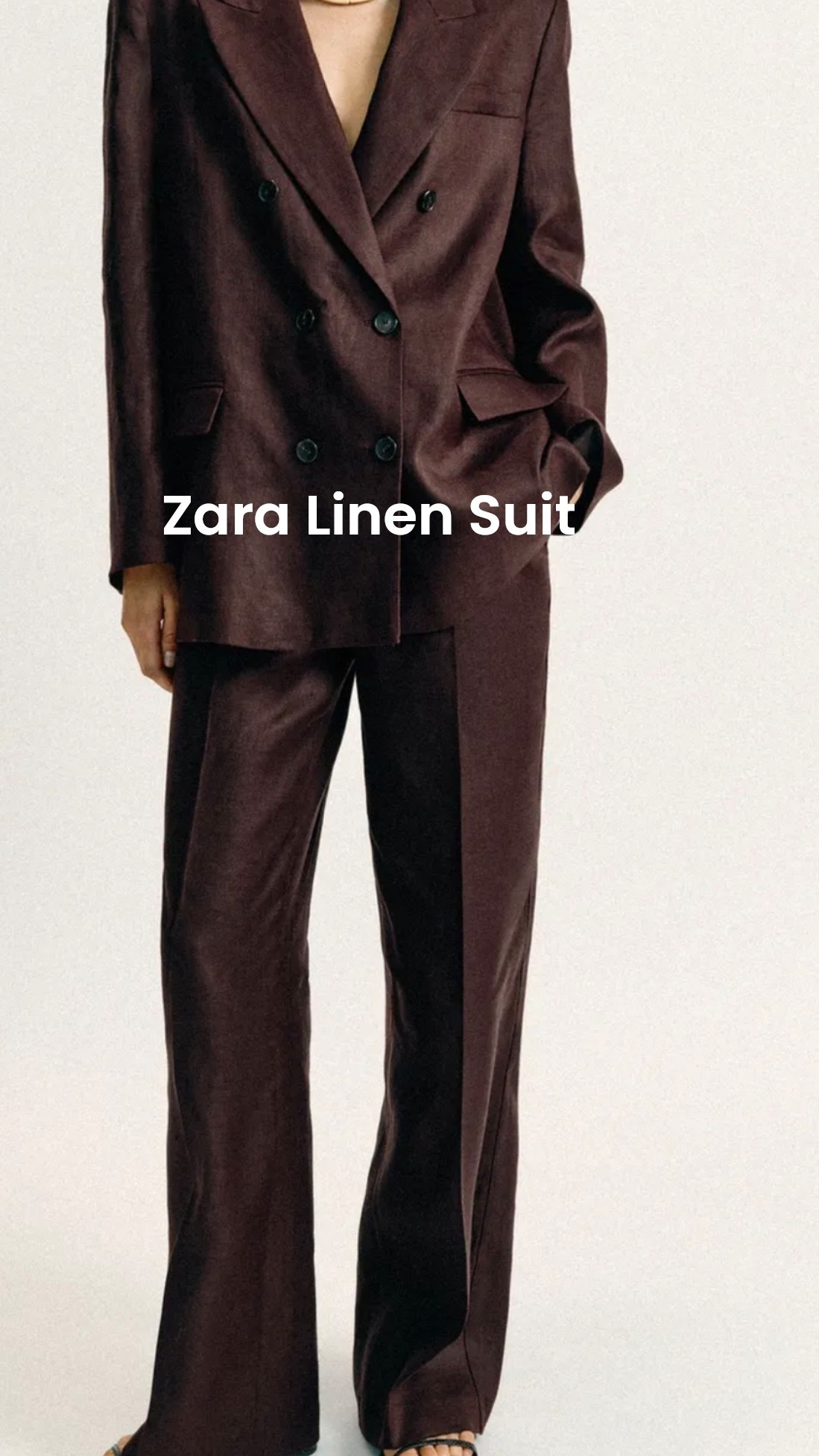 @Zara linen suit 

#LTKWorkwear #LTKOver40 #LTKWedding