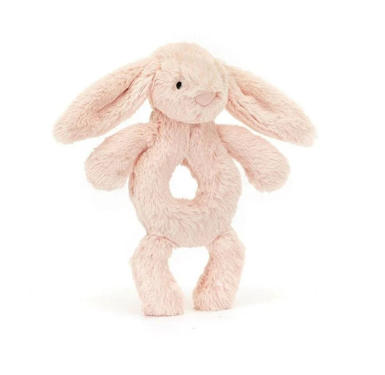 Jellycat Bashful Blush Bunny Rattle | Safari LTD