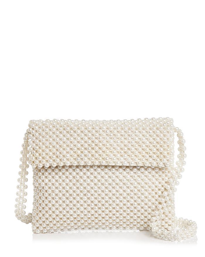 AQUA Evie Faux Pearl Shoulder Bag - 100% Exclusive Back to Results -  Handbags - Bloomingdale's | Bloomingdale's (US)