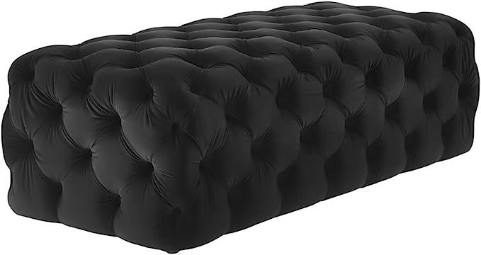 TOV Furniture The Kaylee Collection Modern Style Living Room Jumbo Velvet Upholstered Button Tuft... | Amazon (US)