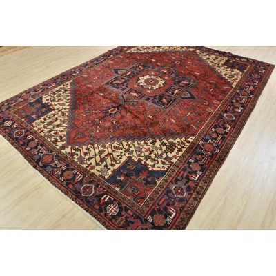Momo One-of-a-Kind 7'11'' X 10'10'' 1970s Wool Area Rug Red | Wayfair North America