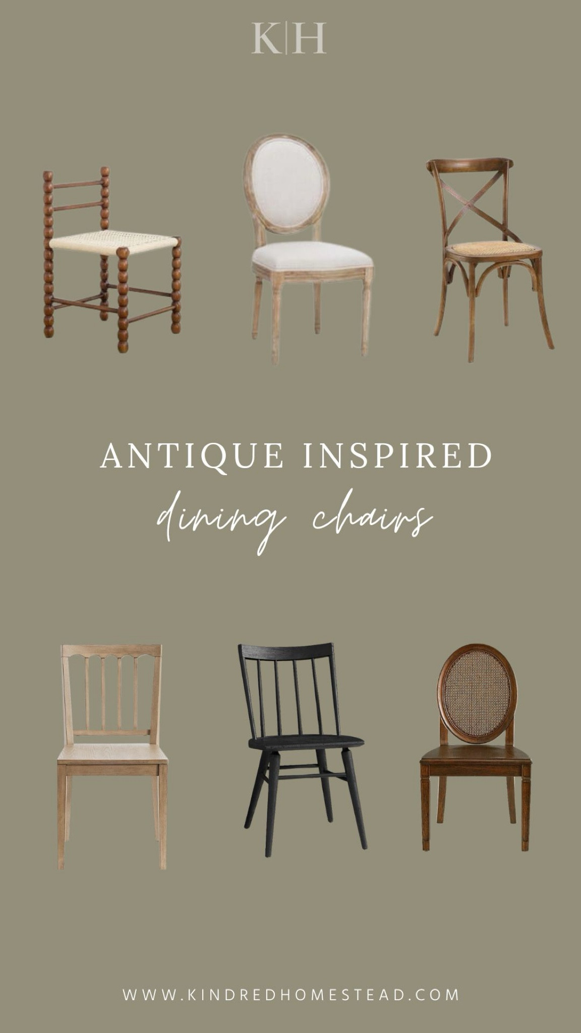 Antique inspired dining chairs for a variety of home styles and design types including some modern farm house, traditional, and English inspired designs

#LTKhome