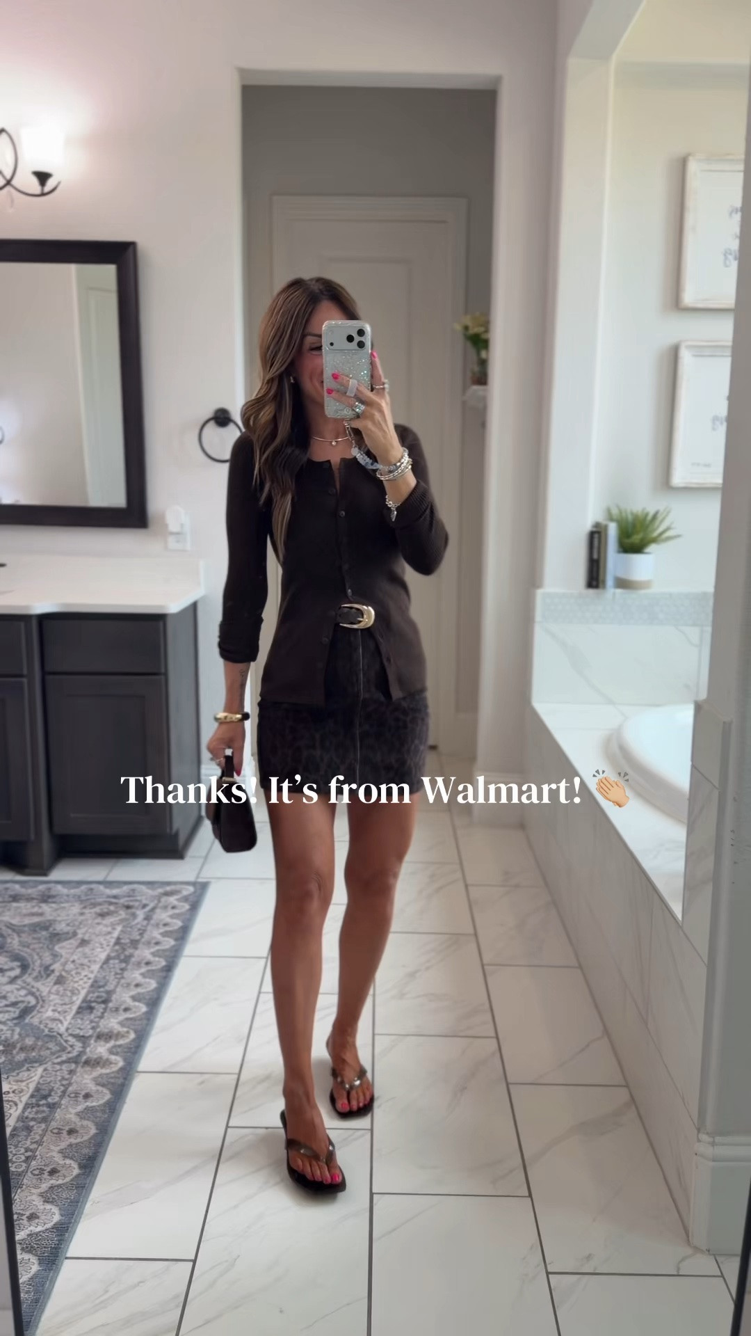 Walmart fall finds! So many GOOD pieces in this haul. Sharing all my sizing below to make shopping a little easier!

For reference: I’m 5’6”, typically a size 0/24 in bottoms, 32D, and usually wear an XS in tops.

Leopard skirt — XS
Brown cardigan — XS

Flare jeans — 0 Regular
Sneakers — I sized down ONE full size
Brown cardigan — XS

Brown plaid dress — XS
Brown cardigan — XS
Boots — I sized down ½ size (I’m normally an 8 in flats)

Tan peplum top — XS
Flare jeans — 0 Regular

Plaid button-down — XS
Flare jeans — 0 Regular

Green peplum top — XS
Black wide-leg jeans — 0 Regular
These run just a little shorter than the flare jeans from the same brand!

Men’s acid-wash quarter zip — M for an oversized fit
Scoop pants — XS

Leopard PJs — XS top + S bottoms

#walmartpartner #walmartstyle @Walmart

#LTKgrwm #LTKootd #LTKdayinmylife