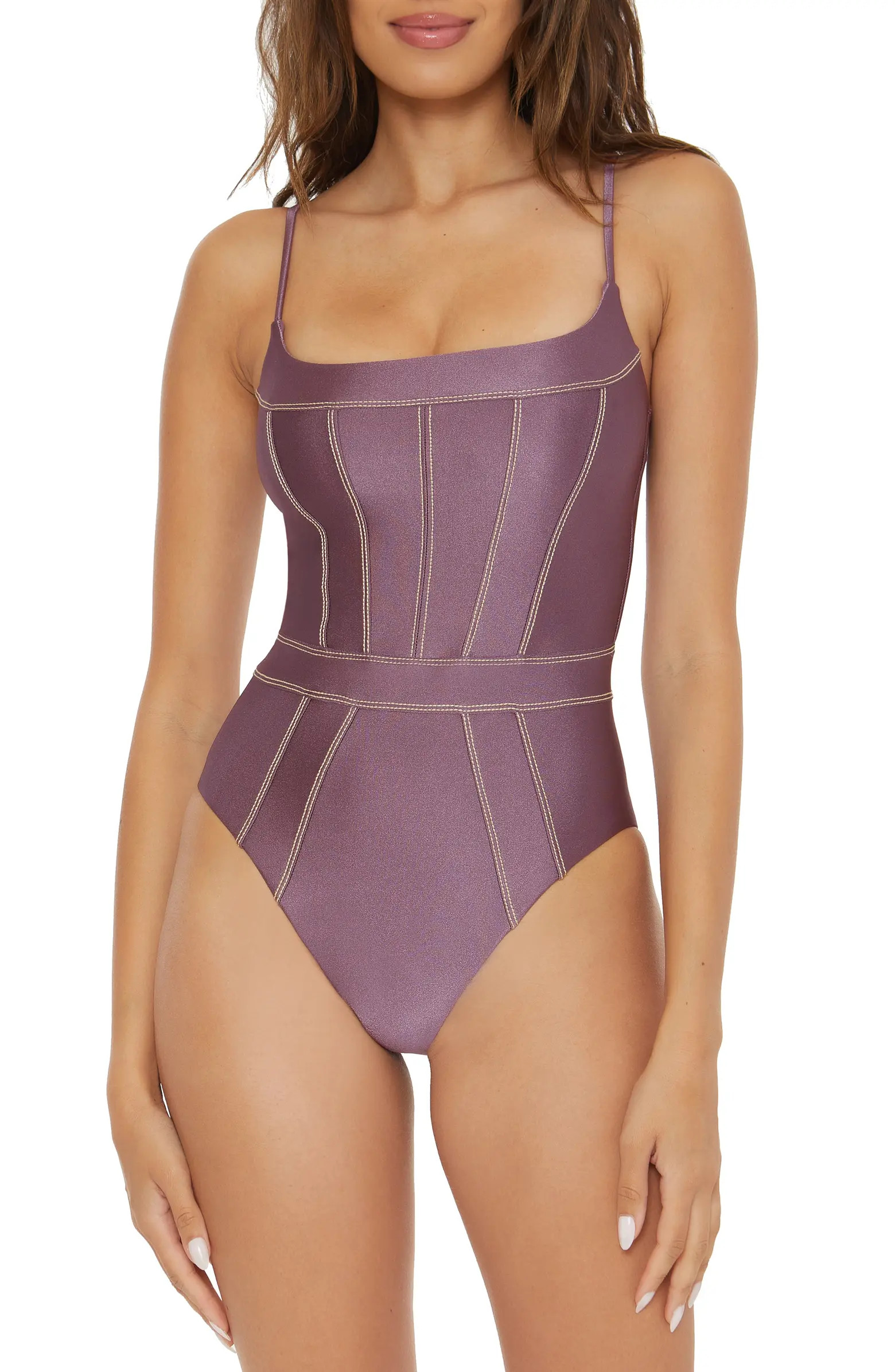 Becca Color Sheen One-Piece Swimsuit | Nordstrom | Nordstrom