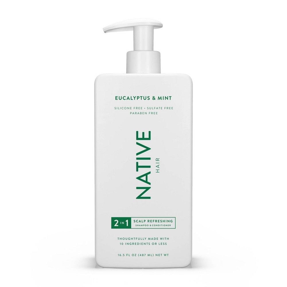 Native Eucalyptus & Mint Scalp Detox 2-in-1 Shampoo and Conditioner - 16.5 fl oz | Target