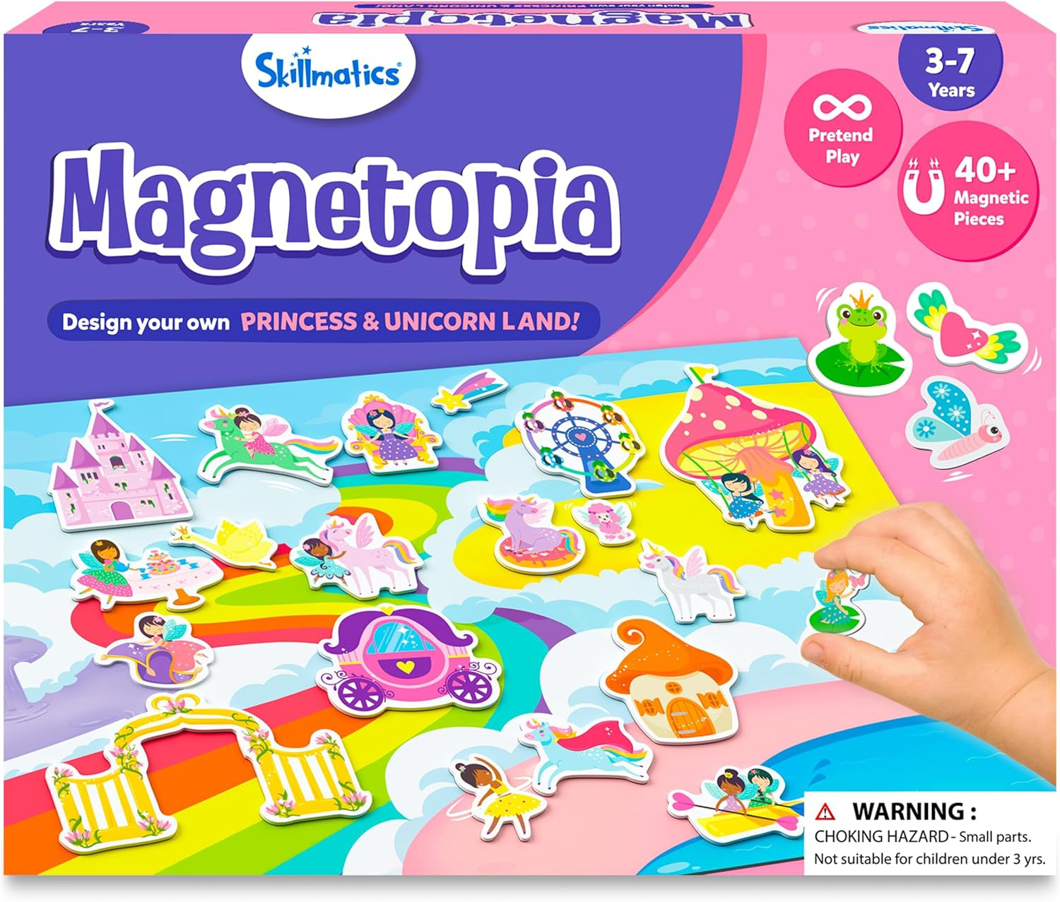 Skillmatics Creative Toy Magnetopia - Princess & Unicorn Land, Interactive Pretend Play Set for K... | Amazon (US)