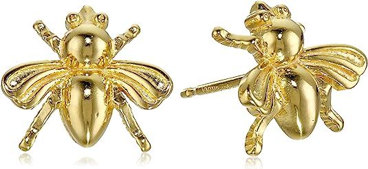 Amazon Collection Sterling Silver Bumblebee Stud Earrings | Amazon (US)