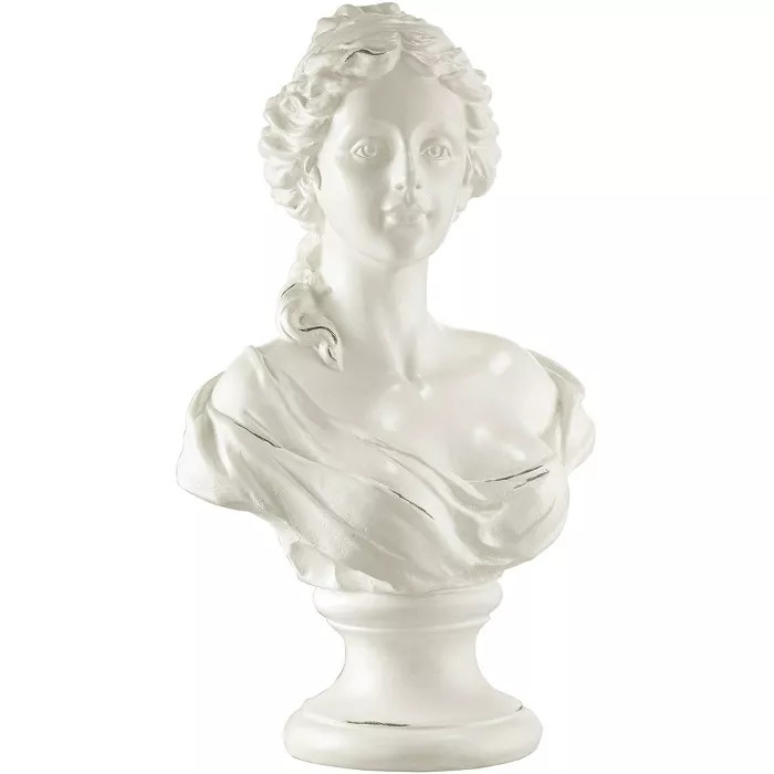 Kensington Hill Classic Roman 16" High White Female Bust Statue | Target